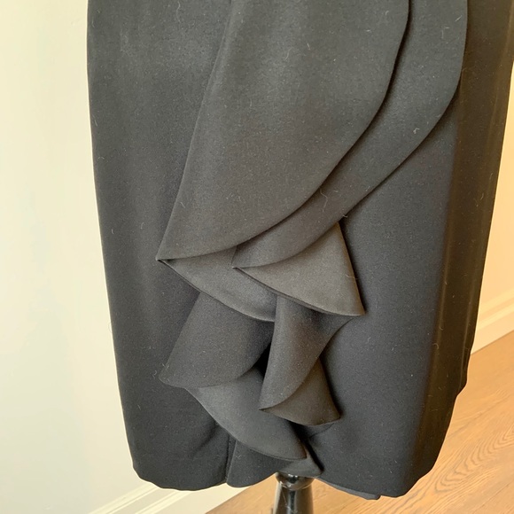 Joseph Ribkoff - Black Ruffle Skirt - Picture 3 of 4